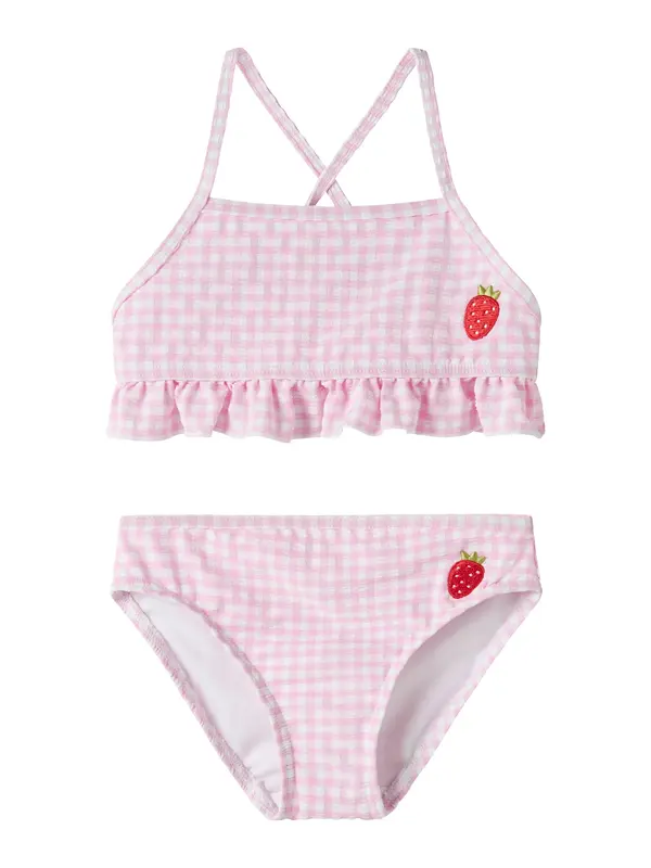 NAME IT NAME IT Bikini 'NMFZammer'  roza / rdeča / bela