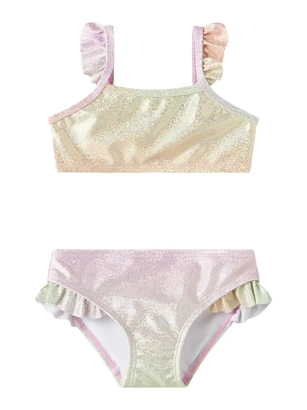 NAME IT NAME IT Bikini 'NMFZola'  pastelno zelena / marelica / roza
