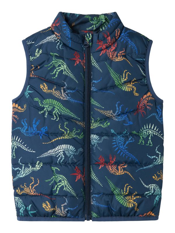 NAME IT NAME IT Brezrokavnik 'NMMMYLANE'  modra / temno modra / zelena / rdeča