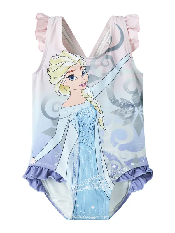 NAME IT NAME IT Enodelne kopalke 'NMFMOSA FROZEN'  svetlo modra / svetlo rumena / lila / rosé