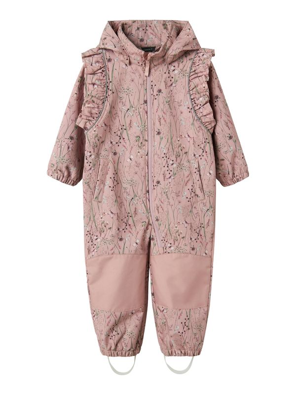 NAME IT NAME IT Funkcionalna obleka 'NMFALFA08'  zelena / staro roza / temno roza / off-bela