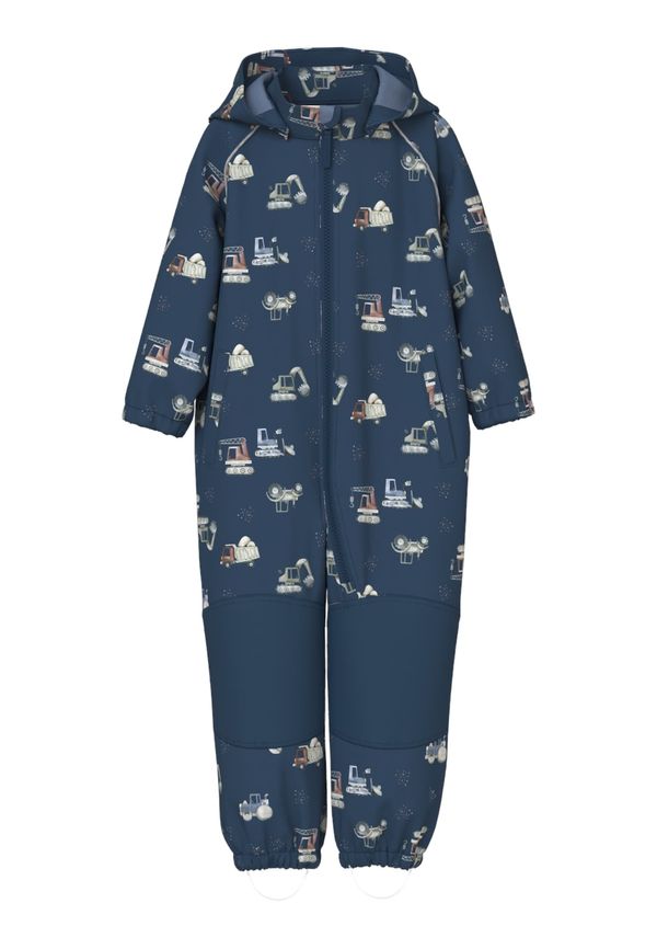 NAME IT NAME IT Funkcionalna obleka 'NMMALFA'  nočno modra / rjava / siva / bela