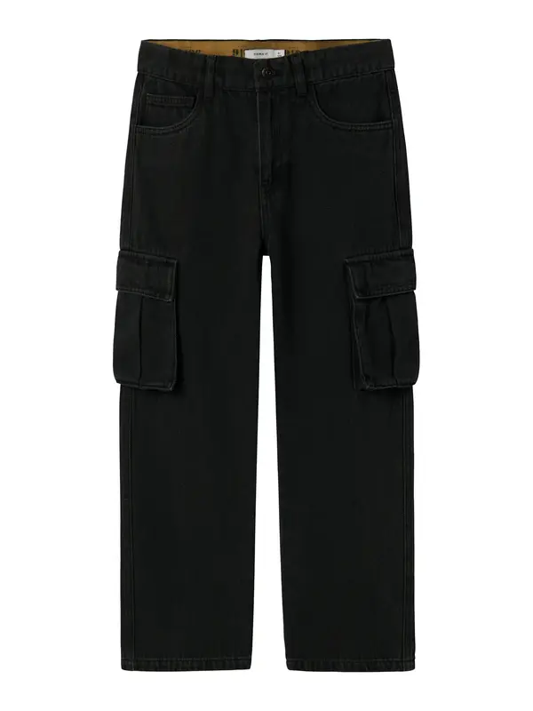 NAME IT NAME IT Hlače 'NKMRyan'  črn denim