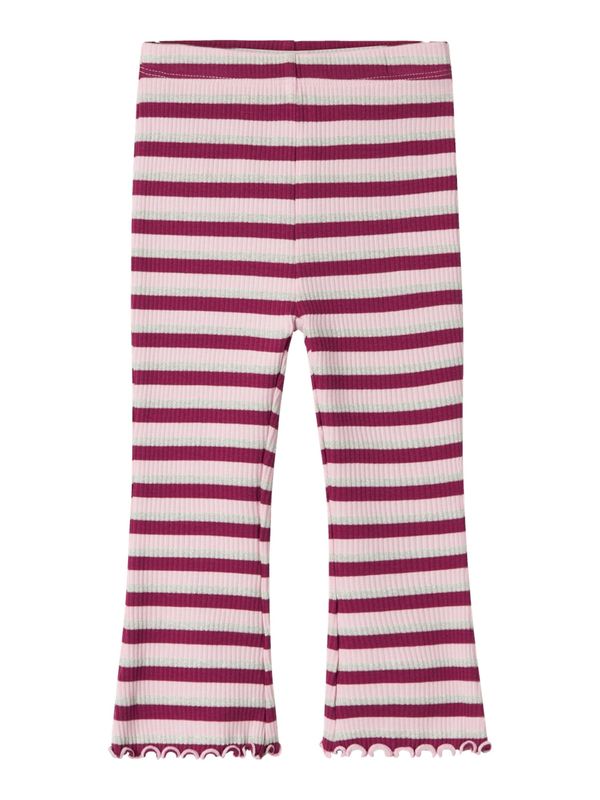 NAME IT NAME IT Hlače 'NMFBALISA'  srebrno-siva / jagoda / roza