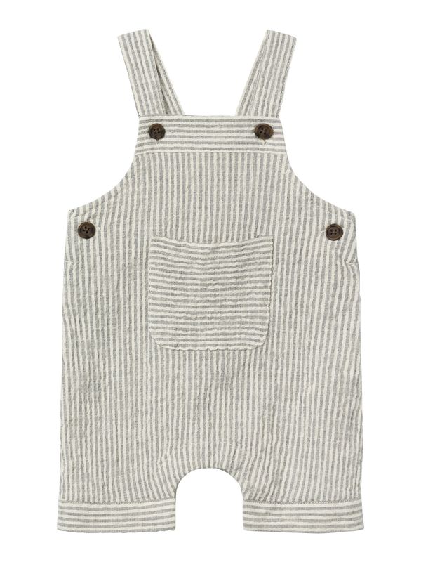 NAME IT NAME IT Hlače z naramnicami 'NBMFEDENIS'  golobje modra / off-bela