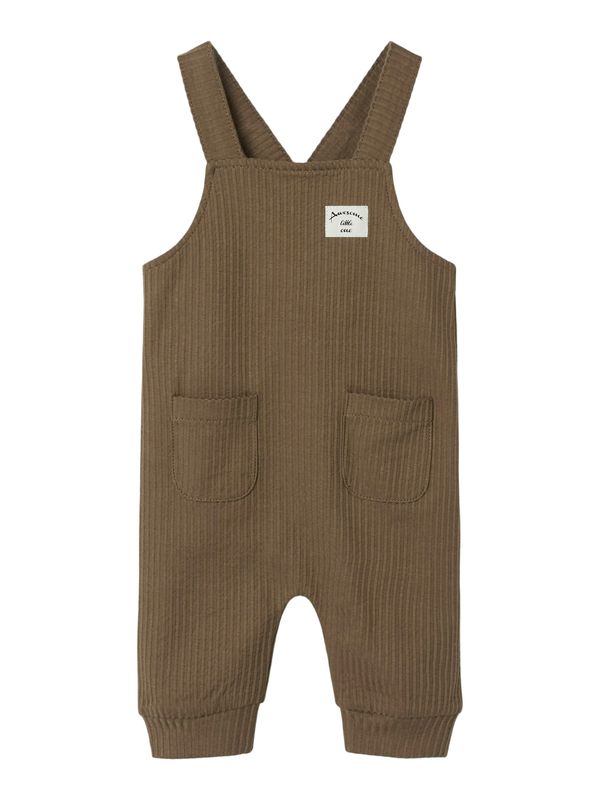 NAME IT NAME IT Hlače z naramnicami 'NBMToby'  rjava