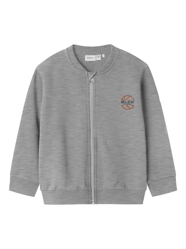 NAME IT NAME IT Jopa na zadrgo  pegasto siva / temno oranžna / črna