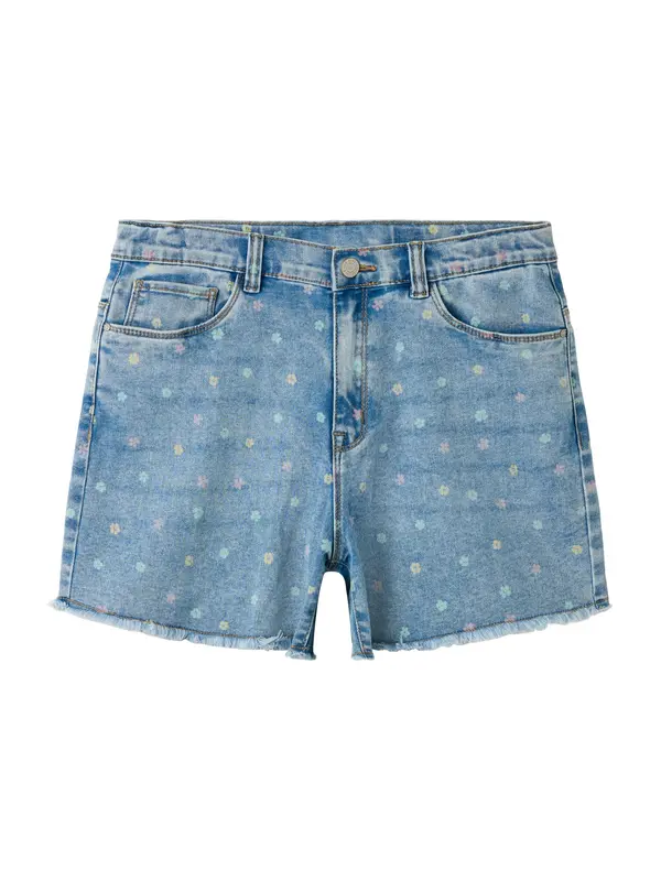 NAME IT NAME IT Kavbojke 'NKFRose'  modra / moder denim / pastelno rumena / meta