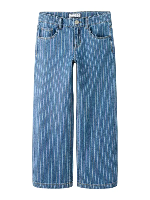 NAME IT NAME IT Kavbojke 'NMFRose'  moder denim / bela