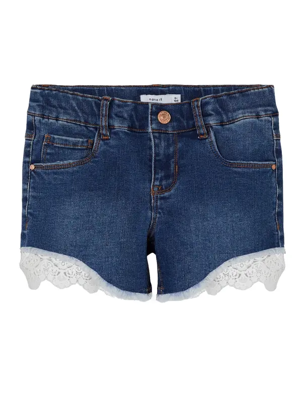 NAME IT NAME IT Kavbojke 'Salli Taha'  moder denim / bela