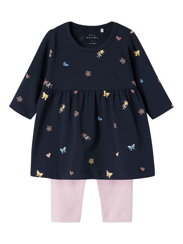 NAME IT NAME IT Komplet 'NBFVANDORA'  mornarska / kraljevo modra / rumena / roza