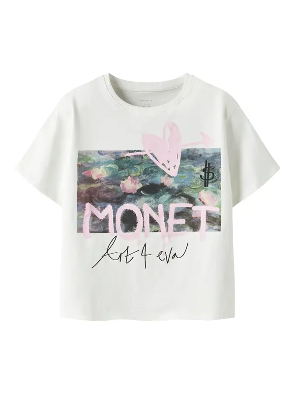 NAME IT NAME IT Majica  modra / rjava / rosé / bela