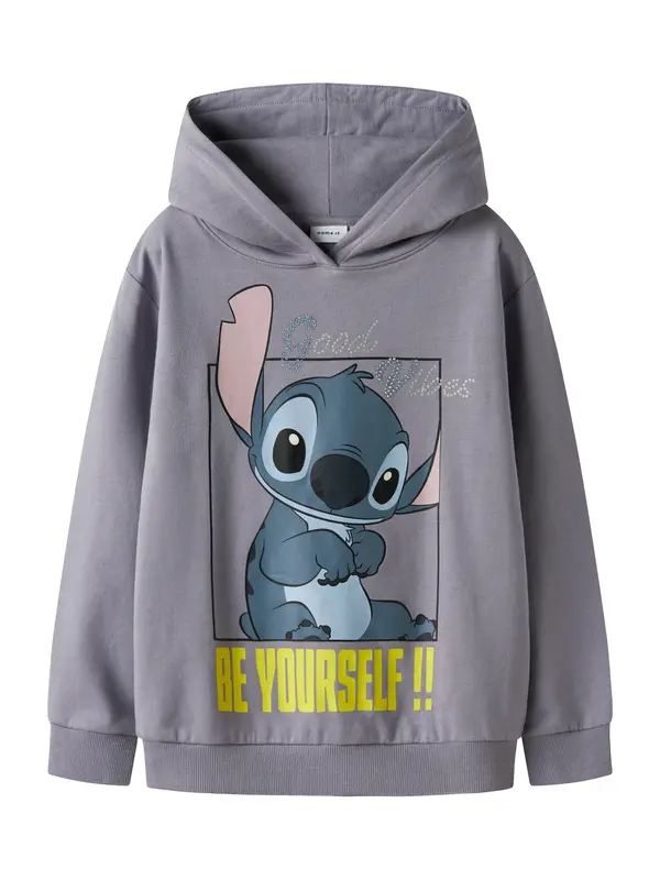NAME IT NAME IT Majica 'NKFDYS STITCH'  safir / rumena / sliva / mauve