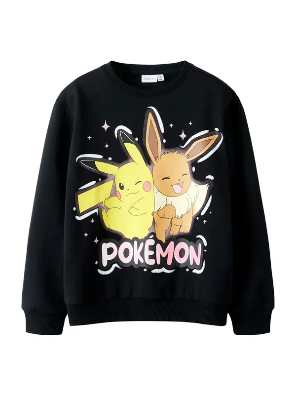 NAME IT NAME IT Majica 'NKFJYD POKEMON'  kamela / rumena / roza / črna