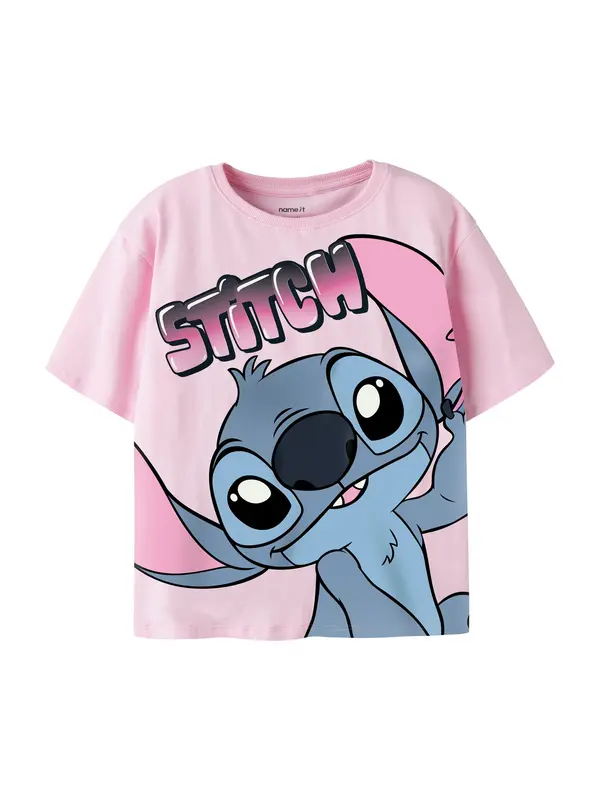 NAME IT NAME IT Majica 'NKFMorissina Stitch'  safir / opal / roza / črna