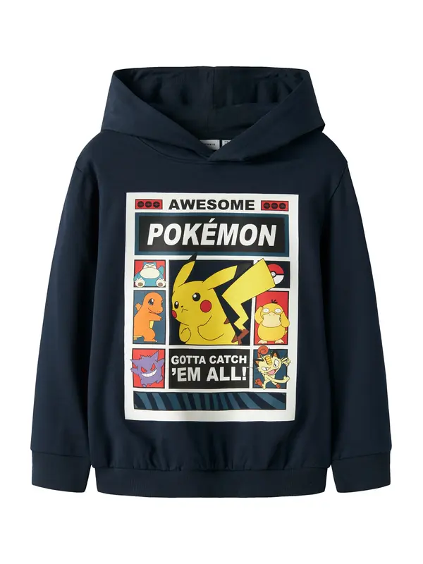 NAME IT NAME IT Majica 'NKMDU POKEMON'  marine / rumena / lila / bela