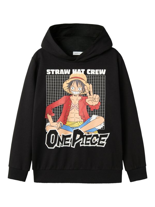 NAME IT NAME IT Majica 'NKMDYN'  svetlo modra / rdeča / črna / bela