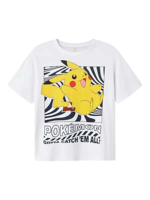 NAME IT NAME IT Majica 'NKMJamish Pokemon'  rumena / rdeča / črna / bela