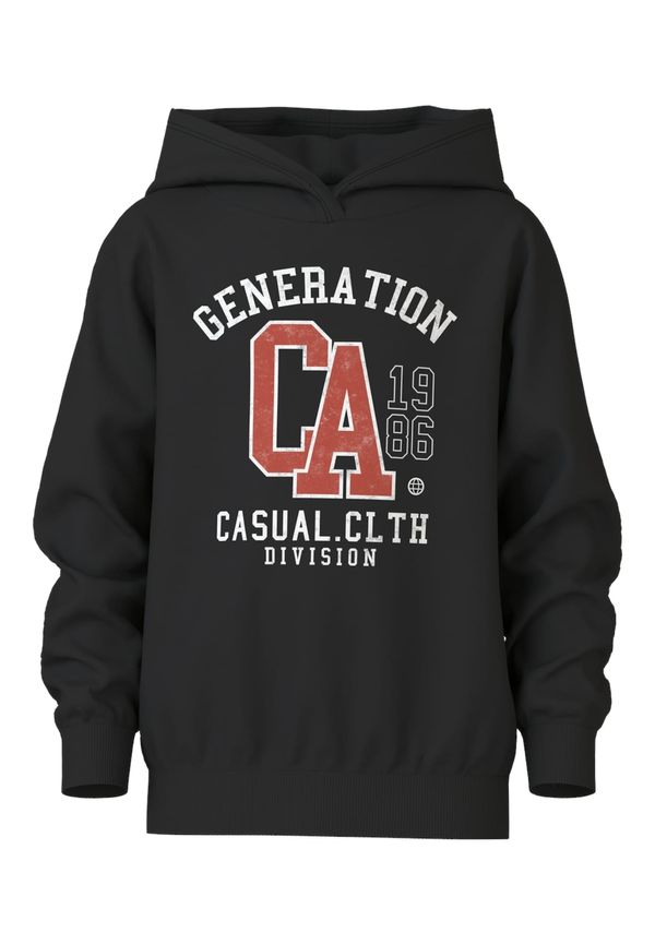 NAME IT NAME IT Majica 'NKMVugo'  temno rdeča / črna / bela