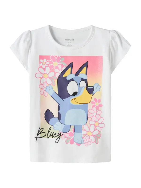 NAME IT NAME IT Majica 'NMFMAKA BLUEY'  mornarska / svetlo modra / roza / bela