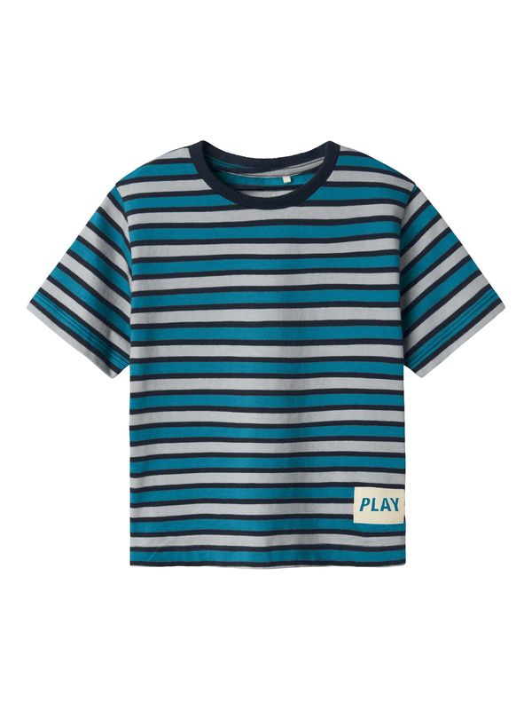 NAME IT NAME IT Majica 'NMMBELANDO'  siva / petrol / črna