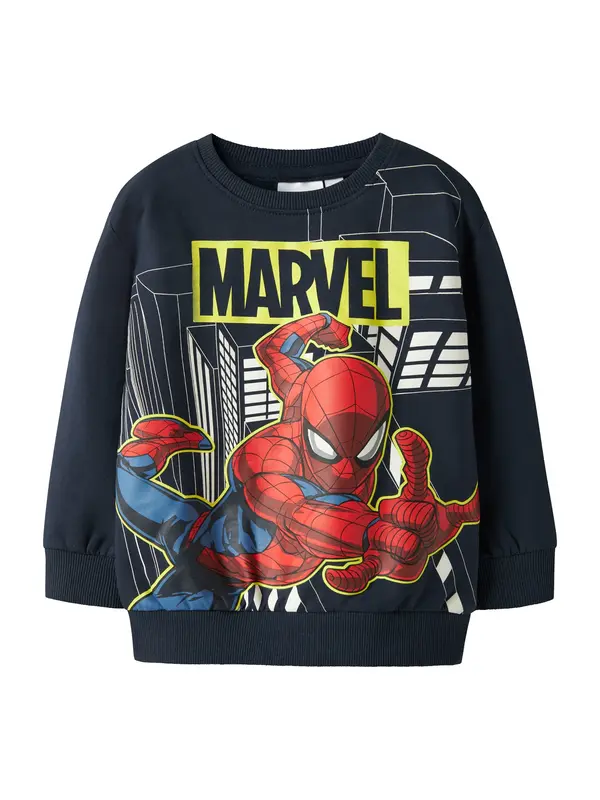 NAME IT NAME IT Majica 'NMMDion Spider'  mornarska / rumena / rdeča / bela