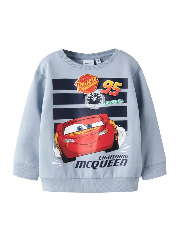 NAME IT NAME IT Majica 'NMMFranzi Cars'  marine / golobje modra / rumena / rdeča