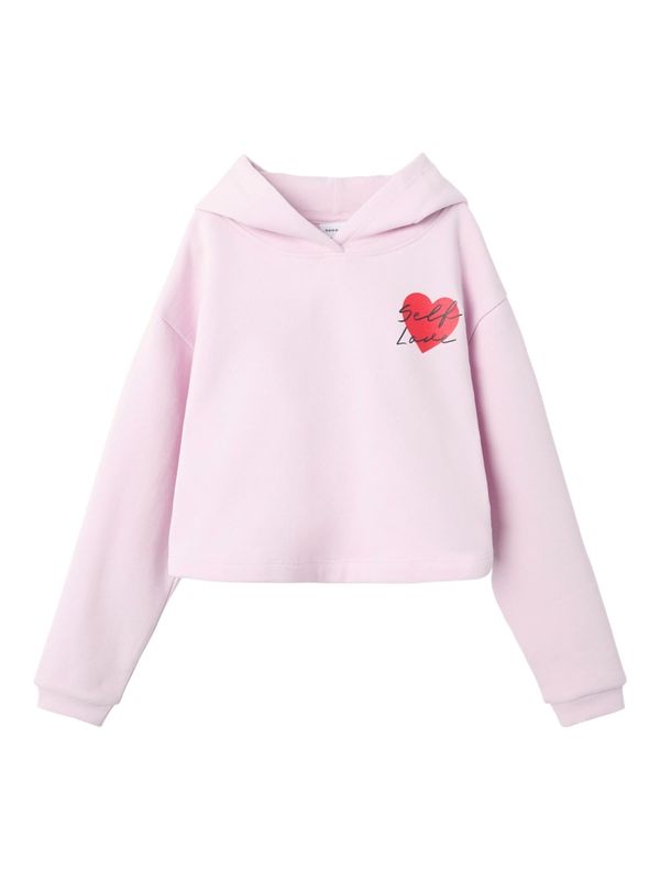 NAME IT NAME IT Majica 'Terren'  siva / majnica / krvavo rdeča / črna