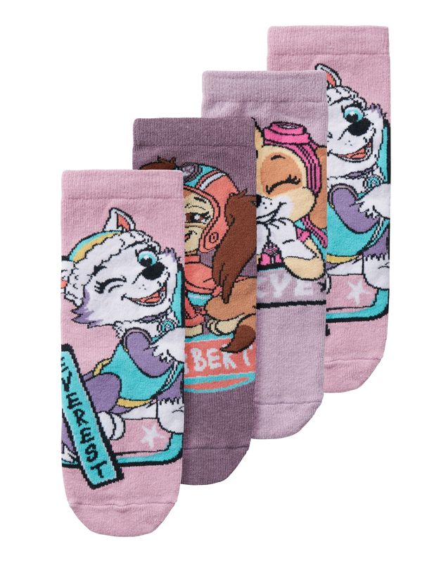 NAME IT NAME IT Nogavice  turkizna / majnica / mauve / bela