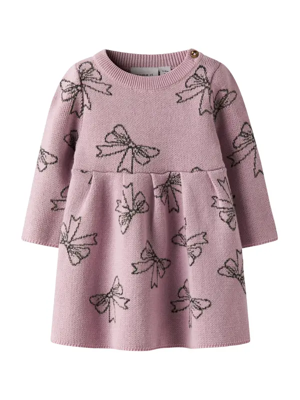 NAME IT NAME IT Obleka 'NBFRebowie'  mauve / črna