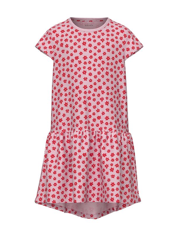 NAME IT NAME IT Obleka 'VIGGA'  roza / črna / bela