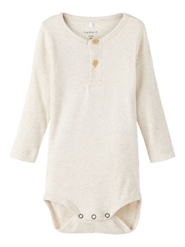 NAME IT NAME IT Pajac/bodi 'Kab'  progasto bež