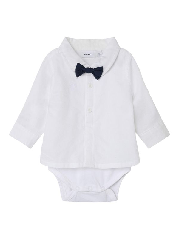 NAME IT NAME IT Pajac/bodi  temno modra / bela