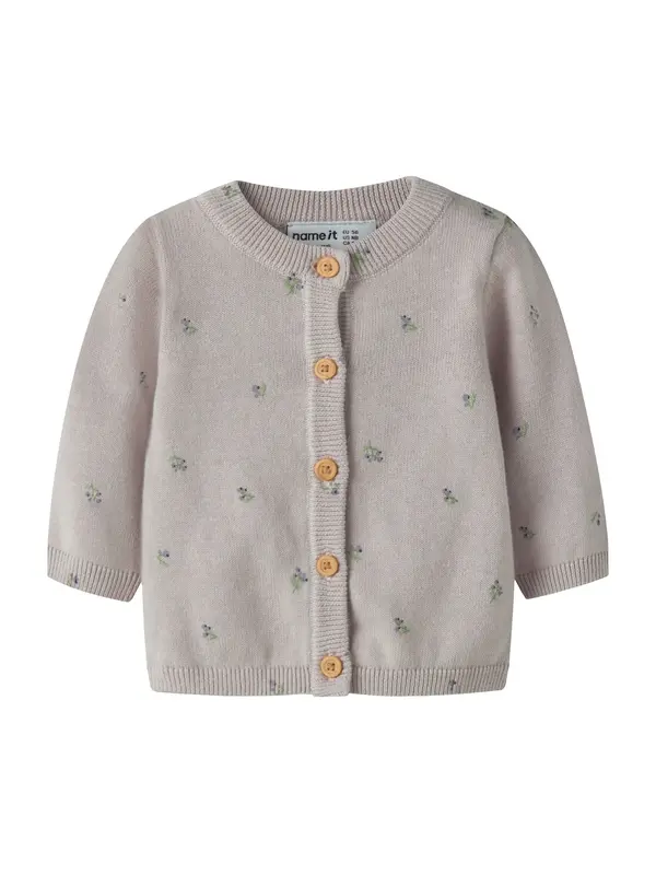 NAME IT NAME IT Pletena jopa 'NBFBETA'  svetlo zelena / majnica / pastelno lila