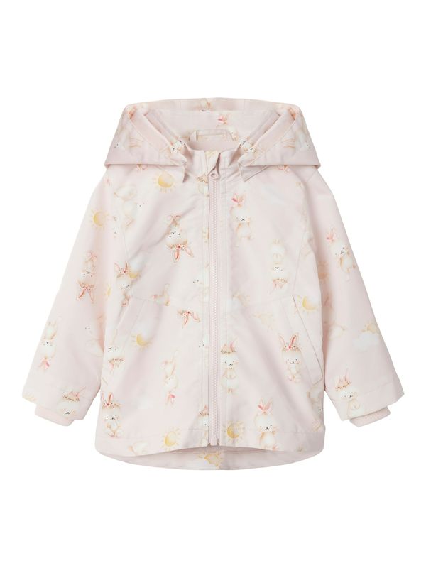 NAME IT NAME IT Prehodna jakna 'NBFMAXI'  rumena / roza / pastelno roza / rdeča