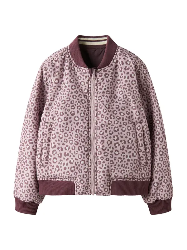 NAME IT NAME IT Prehodna jakna 'NKFMariska'  sliva / merlot / off-bela