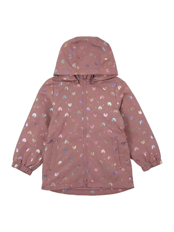 NAME IT NAME IT Prehodna jakna 'NMFMAXI'  svetlo modra / svetlo rumena / mauve / rosé