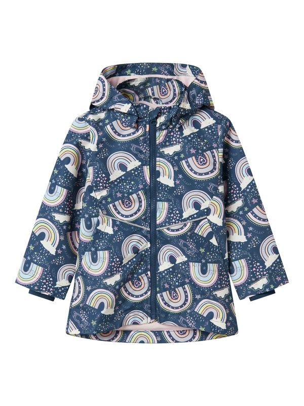 NAME IT NAME IT Prehodna jakna  nočno modra / svetlo modra / roza / bela