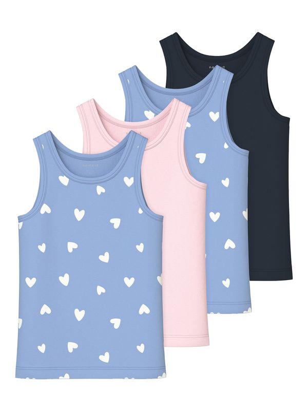 NAME IT NAME IT Spodnja majica  azur / roza / črna / bela