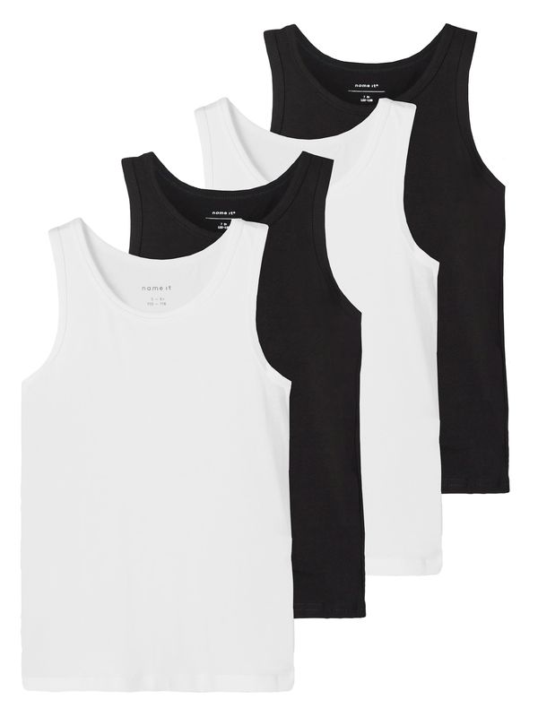 NAME IT NAME IT Spodnja majica  črna / bela