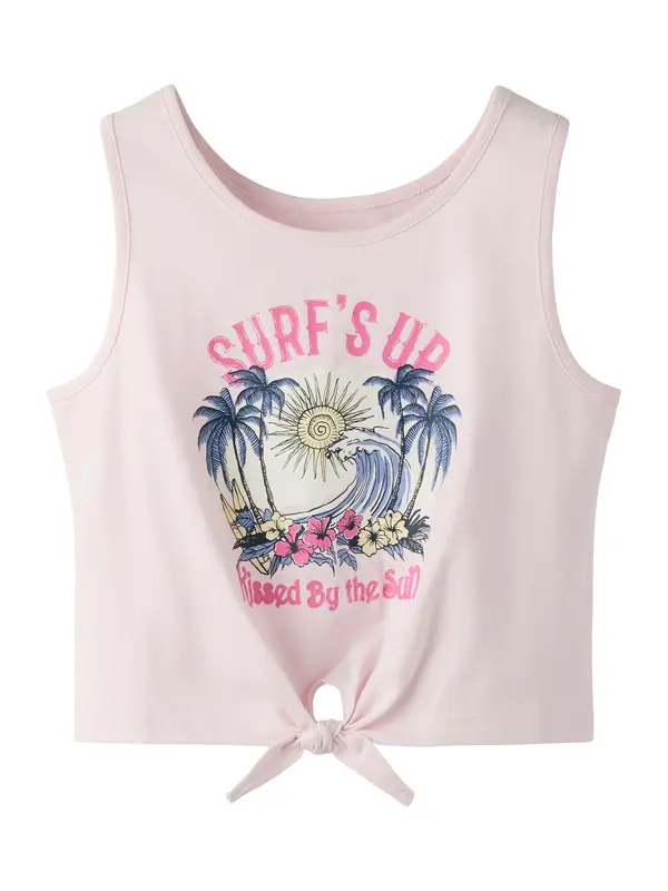 NAME IT NAME IT Top 'NKFVAYA'  modra / svetlo rumena / roza / roza