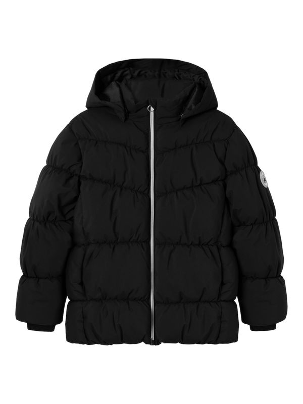 NAME IT NAME IT Zimska jakna 'Morning'  siva / črna / bela