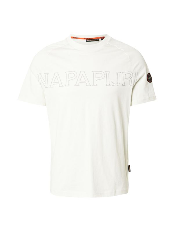 NAPAPIJRI NAPAPIJRI Majica 'AMBRA'  siva / bela