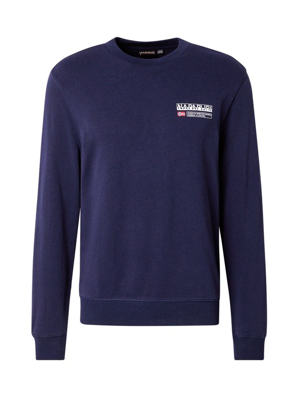 NAPAPIJRI NAPAPIJRI Majica 'B-KASBA C'  marine / ognjeno rdeča / bela