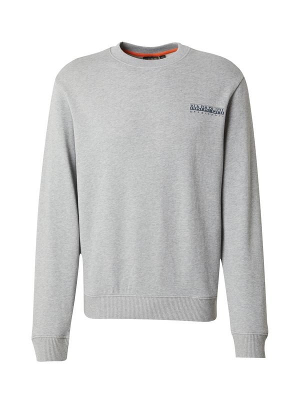 NAPAPIJRI NAPAPIJRI Majica 'B-SOVANA'  marine / golobje modra / pegasto siva / oranžna