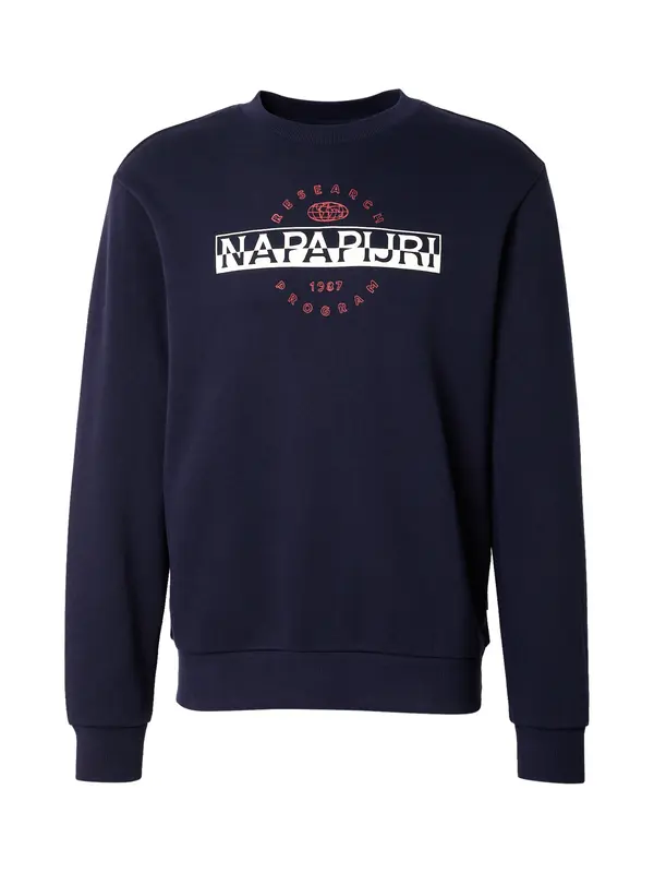 NAPAPIJRI NAPAPIJRI Majica 'BANDER C'  marine / rdeča / bela