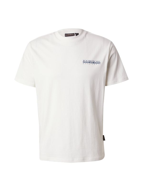 NAPAPIJRI NAPAPIJRI Majica 'S-DATI'  marine / bela