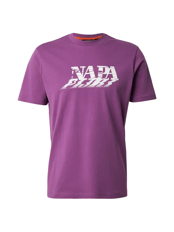NAPAPIJRI NAPAPIJRI Majica 'S-LODESTAR'  lila / bela