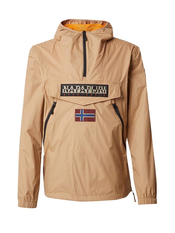 NAPAPIJRI NAPAPIJRI Prehodna jakna 'RAINFOREST'  mornarska / kapučino / krvavo rdeča / črna