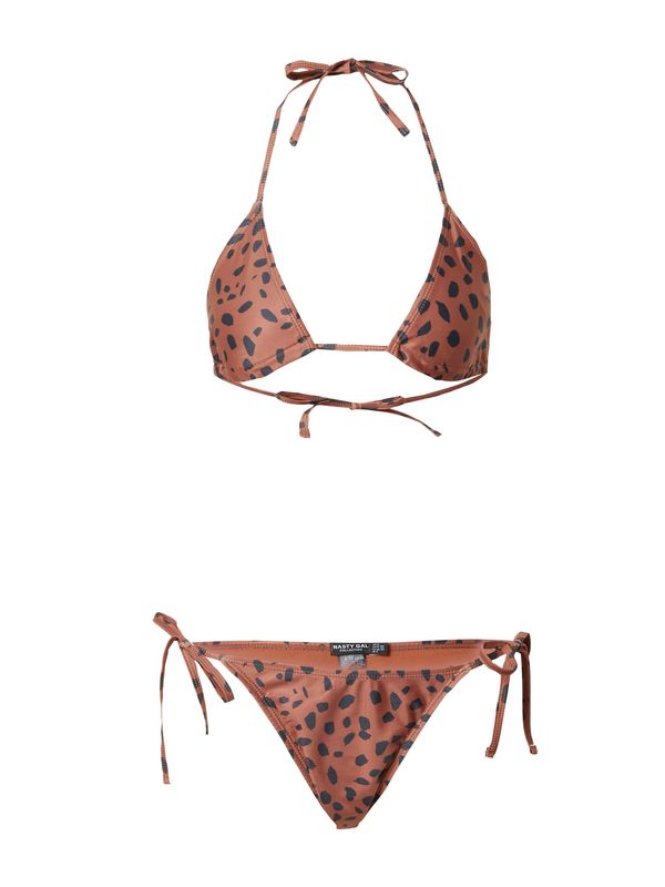 Nasty Gal Nasty Gal Bikini  temno oranžna / črna